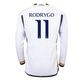 Real Madrid Rodrygo Goes #11 Domaci Dres 2023-24 Dugim Rukavima